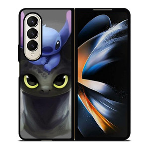 TOOTHLESS AND STITCH Samsung Z Fold 4 Case TOOTHLESS AND STITCH Samsung Z Fold 4 Case