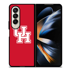 UNIVERSITY OF HOUSTON COUGARS LOGO Samsung Z Fold 4 Case UNIVERSITY OF HOUSTON COUGARS LOGO Samsung Z Fold 4 Case