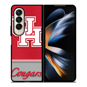 UNIVERSITY OF HOUSTON COUGARS Samsung Z Fold 4 Case UNIVERSITY OF HOUSTON COUGARS Samsung Z Fold 4 Case
