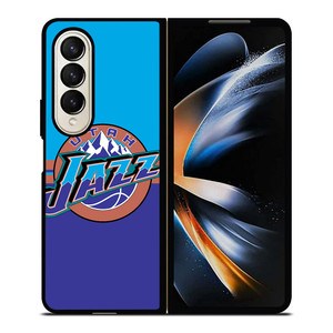 UTAH JAZZ LOGO Samsung Z Fold 4 Case UTAH JAZZ LOGO Samsung Z Fold 4 Case