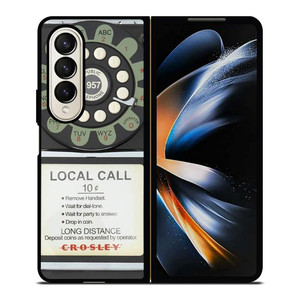 VINTAGE RETRO PAYPHONE 3 Samsung Z Fold 4 Case VINTAGE RETRO PAYPHONE 3 Samsung Z Fold 4 Case