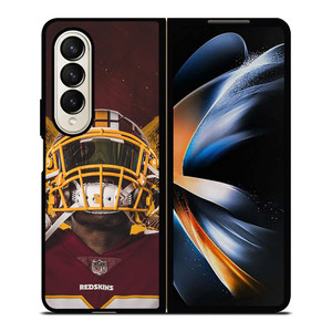 WASHINGTON COMMANDERS HELMET 2 Samsung Z Fold 4 Case