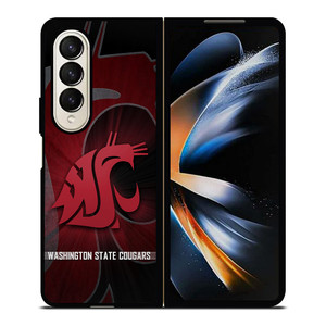 WASHINGTON STATE COUGARS LOGO Samsung Z Fold 4 Case