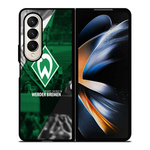 WERDER BREMEN FOOTBALL CLUB LOGO Samsung Z Fold 4 Case WERDER BREMEN FOOTBALL CLUB LOGO Samsung Z Fold 4 Case