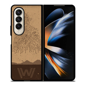 WESTWORLD LOGO Samsung Z Fold 4 Case WESTWORLD LOGO Samsung Z Fold 4 Case