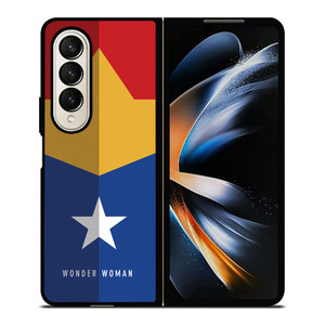 WONDER WOMAN LOGO Samsung Z Fold 4 Case WONDER WOMAN LOGO Samsung Z Fold 4 Case