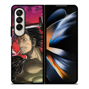 YAMI BLACK CLOVER COOL 2 Samsung Z Fold 4 Case YAMI BLACK CLOVER COOL 2 Samsung Z Fold 4 Case