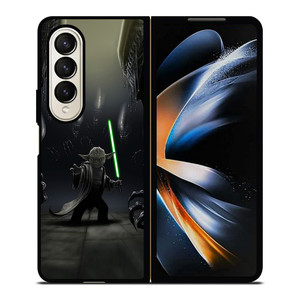 YODA VS ALIENS Samsung Z Fold 4 Case YODA VS ALIENS Samsung Z Fold 4 Case