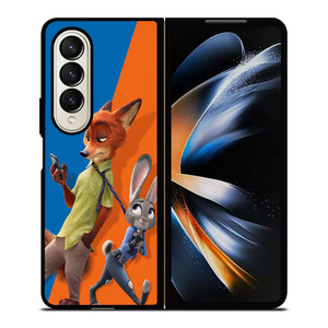 ZOOTOPIA JUDY HOPPS NICK WILDE Samsung Z Fold 4 Case ZOOTOPIA JUDY HOPPS NICK WILDE Samsung Z Fold 4 Case