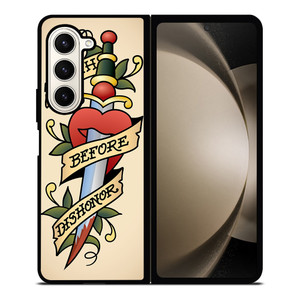 SAILOR JERRY TATTOO 3 Samsung Z Fold 5 Case SAILOR JERRY TATTOO 3 Samsung Z Fold 5 Case
