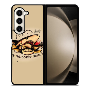 SAILOR JERRY TATTOO 4 Samsung Z Fold 5 Case SAILOR JERRY TATTOO 4 Samsung Z Fold 5 Case