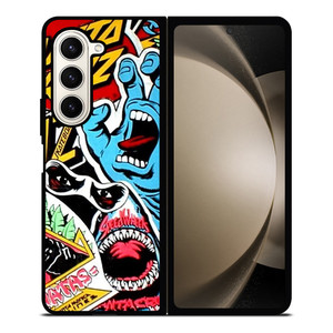 SANTA CRUZ SKATEBOARD 3 Samsung Z Fold 5 Case SANTA CRUZ SKATEBOARD 3 Samsung Z Fold 5 Case
