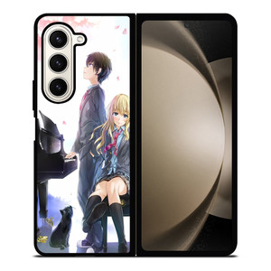 SHIGATSU WA KIMI NO USO ANIME ROMANCE Samsung Z Fold 5 Case SHIGATSU WA KIMI NO USO ANIME ROMANCE Samsung Z Fold 5 Case
