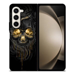 SKULL MELT ANGRY BLACK Samsung Z Fold 5 Case SKULL MELT ANGRY BLACK Samsung Z Fold 5 Case