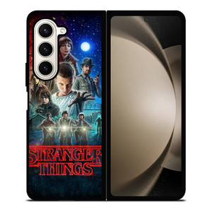 STRANGER THINGS CHARACTERS MOVIE Samsung Z Fold 5 Case STRANGER THINGS CHARACTERS MOVIE Samsung Z Fold 5 Case