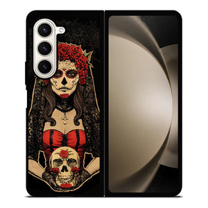 SUGAR SKULL GIRL 2 Samsung Z Fold 5 Case SUGAR SKULL GIRL 2 Samsung Z Fold 5 Case