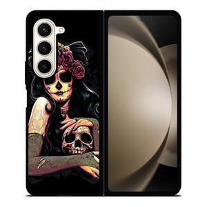 SUGAR SKULL GIRL Samsung Z Fold 5 Case SUGAR SKULL GIRL Samsung Z Fold 5 Case