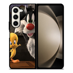 SYLVESTER THE CAT AND TWEETY Samsung Z Fold 5 Case SYLVESTER THE CAT AND TWEETY Samsung Z Fold 5 Case