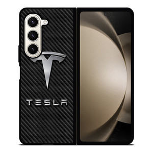TESLA CAR LOGO Samsung Z Fold 5 Case TESLA CAR LOGO Samsung Z Fold 5 Case