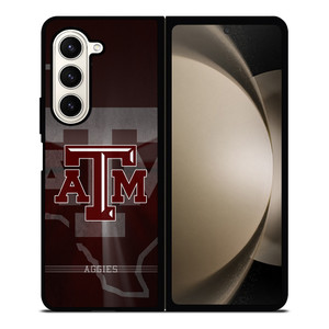 TEXAS A&M AGGIE LOGO 2 Samsung Z Fold 5 Case