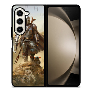 THE MANDALORIAN STARWARS Samsung Z Fold 5 Case THE MANDALORIAN STARWARS Samsung Z Fold 5 Case