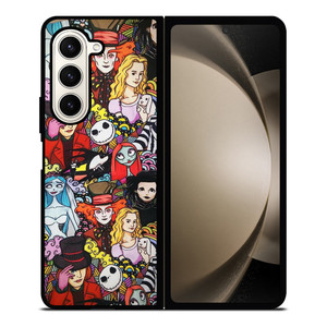 TIM BURTON CHARACTERS Samsung Z Fold 5 Case TIM BURTON CHARACTERS Samsung Z Fold 5 Case
