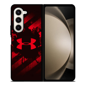 UNDER ARMOUR LOGO RED Samsung Z Fold 5 Case UNDER ARMOUR LOGO RED Samsung Z Fold 5 Case