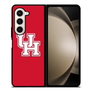 UNIVERSITY OF HOUSTON COUGARS LOGO Samsung Z Fold 5 Case UNIVERSITY OF HOUSTON COUGARS LOGO Samsung Z Fold 5 Case