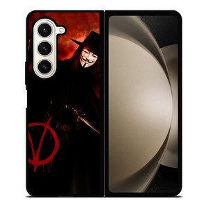 V FOR VENDETTA LOGO Samsung Z Fold 5 Case V FOR VENDETTA LOGO Samsung Z Fold 5 Case