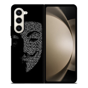 V FOR VENDETTA MASK Samsung Z Fold 5 Case V FOR VENDETTA MASK Samsung Z Fold 5 Case