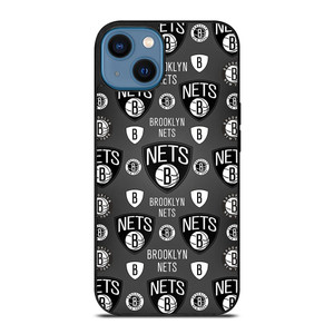 BROOKLYN NETS PATTERN iPhone 14 Case