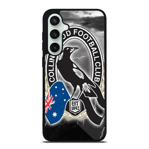 COLLINGWOOD MAGPIES AFL LOGO Samsung Galaxy S23 FE Case COLLINGWOOD MAGPIES AFL LOGO Samsung Galaxy S23 FE Case