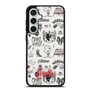 CRUELLA DISNEY PATTERN Samsung Galaxy S23 FE Case CRUELLA DISNEY PATTERN Samsung Galaxy S23 FE Case
