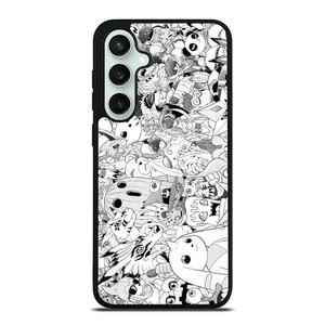 DIGIMON BLACK WHITE Samsung Galaxy S23 FE Case DIGIMON BLACK WHITE Samsung Galaxy S23 FE Case