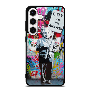BANKSY EINSTEIN Samsung Galaxy S24 Case BANKSY EINSTEIN Samsung Galaxy S24 Case