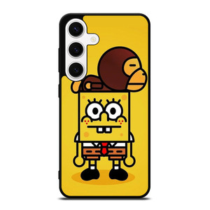 BAPE BABY MILO SPONGEBOB Samsung Galaxy S24 Case BAPE BABY MILO SPONGEBOB Samsung Galaxy S24 Case