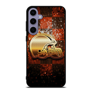 CLEVELAND BROWNS HELMET Samsung Galaxy S24 Plus Case CLEVELAND BROWNS HELMET Samsung Galaxy S24 Plus Case