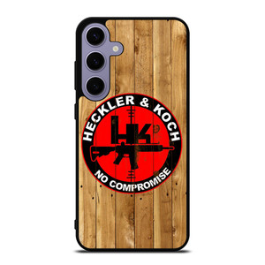 HECKLER AND KOCH LOGO WOODEN Samsung Galaxy S24 Plus Case