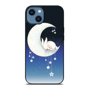 MOON BUNNY SLEEPING iPhone 14 Case MOON BUNNY SLEEPING iPhone 14 Case