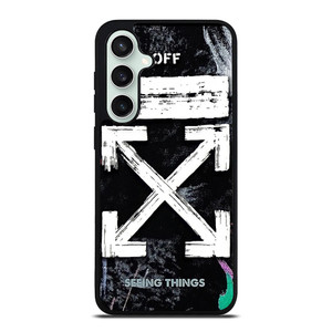 OFF WHITE LOGO 2 Samsung Galaxy S23 FE Case