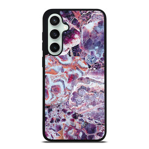 PURPLE CRYSTAL MARBLE PATTERN 2 Samsung Galaxy S23 FE Case PURPLE CRYSTAL MARBLE PATTERN 2 Samsung Galaxy S23 FE Case