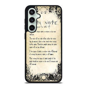 RULES OF THE DEATH NOTE 2 Samsung Galaxy S23 FE Case