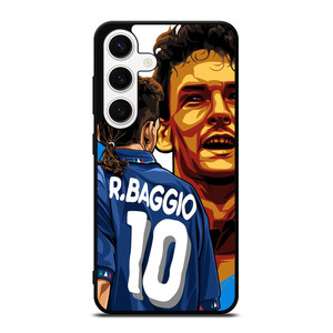 ROBERTO BAGGIO LEGEND ITALY ART Samsung Galaxy S24 Case