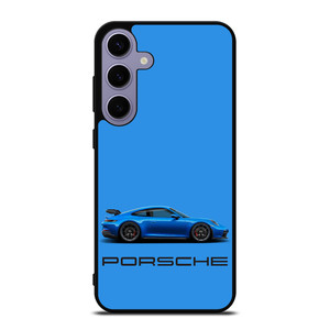 PORSCHE CAR BLUE Samsung Galaxy S24 Plus Case PORSCHE CAR BLUE Samsung Galaxy S24 Plus Case