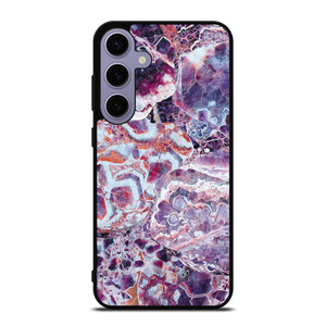 PURPLE CRYSTAL MARBLE PATTERN 2 Samsung Galaxy S24 Plus Case
