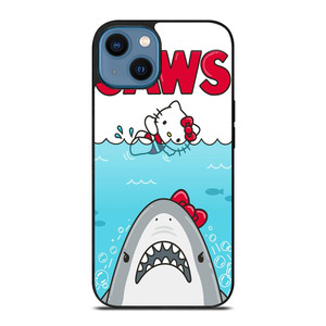 JAWS VS HELLO KITTY iPhone 14 Case