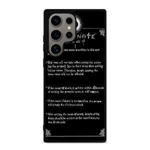 RULES OF THE DEATH NOTE Samsung Galaxy S24 Ultra Case RULES OF THE DEATH NOTE Samsung Galaxy S24 Ultra Case