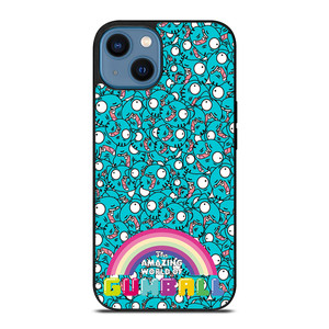 GUMBALL AMAZING WOLRD PATTERN iPhone 14 Case