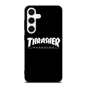 THRASHER MAGAZINE BLACK Samsung Galaxy S24 Case THRASHER MAGAZINE BLACK Samsung Galaxy S24 Case