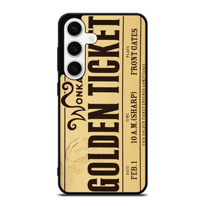 WILLY WONKA GOLDEN TICKET CHOCOLATE BAR Samsung Galaxy S24 Case WILLY WONKA GOLDEN TICKET CHOCOLATE BAR Samsung Galaxy S24 Case
